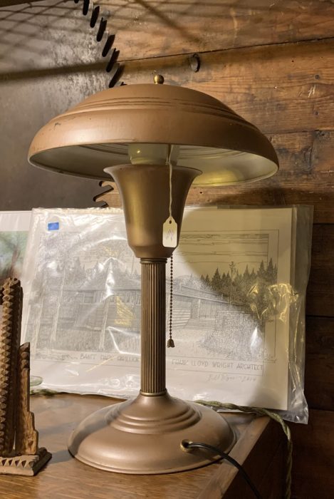 Art Deco Mushroom Lamp 1930s-40s.